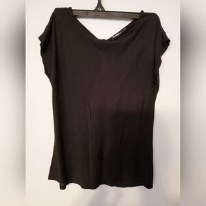 George Women's Black Short Sleeve Top